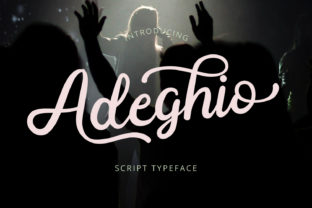 Adeghio: A Modern Handwritten Font for Editorial Design