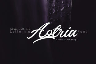 Aotria: A Premium Handwritten Font for Web Design