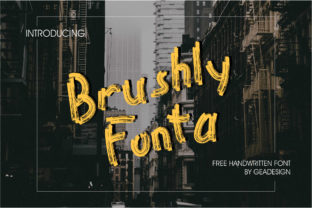 Brushly Fonta: A Bold Typeface for Modern Web Design