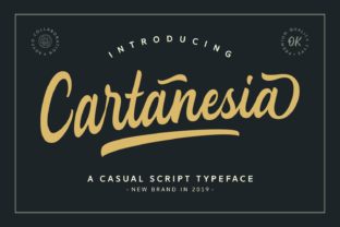 Cartanesia: A Bold Handwritten Font for Authentic Branding