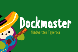 Dockmaster: A Bold Handwritten Font for Editorial Design
