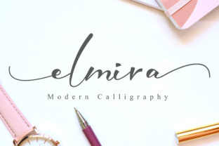 Elmira: A Contemporary Script Font for Editorial Design