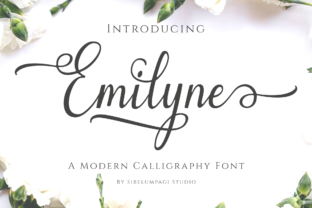 Emilyne: A Sweet Hand-Lettered Font for Crafters