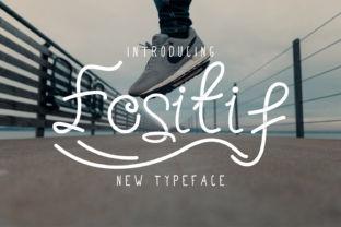 Fositif: A Modern Script Font for Editorial Design