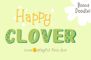 Happy Clover Family: A Fun Font for Campaigns
