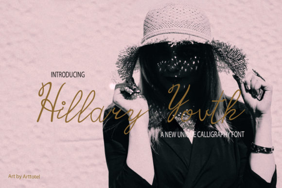 Hillary Youth: A Handwritten Font for Modern Web Design
