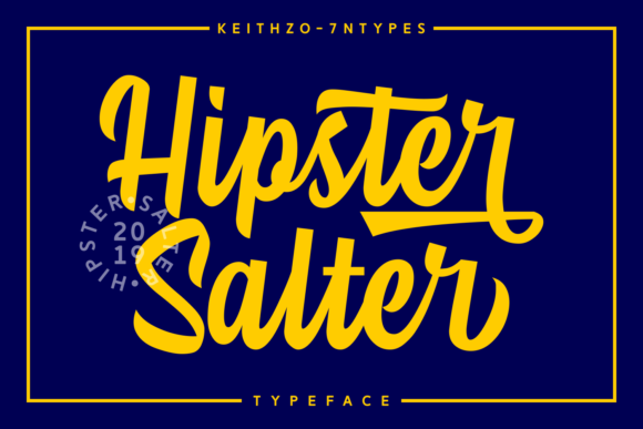 Hipster Salter: A Bold Typeface for Your Brand
