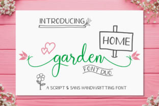 Homegarden Duo: A Handwritten Font for Your Brand