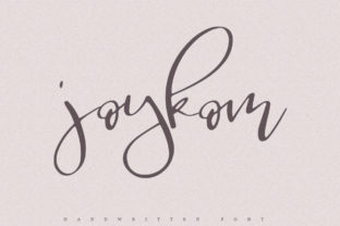 Joykom: A Contemporary Handwritten Font for Authentic Branding