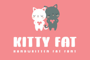 Kitty Fat: A Bold Handwritten Font for Playful Branding