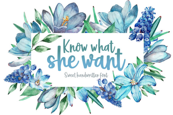 Know What She Want: A Romantic Script Font for Branding