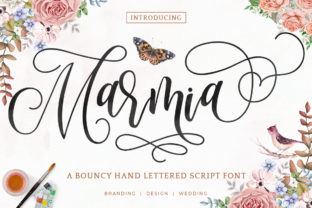 Marmia: A Bouncy Script Font for Editorial Elegance
