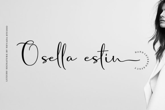 Osella Estin: The Elegant Handwritten Font for Crafters