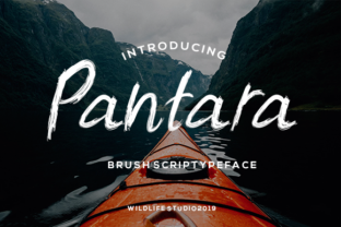 Pantara: A Modern Script Font for Makers