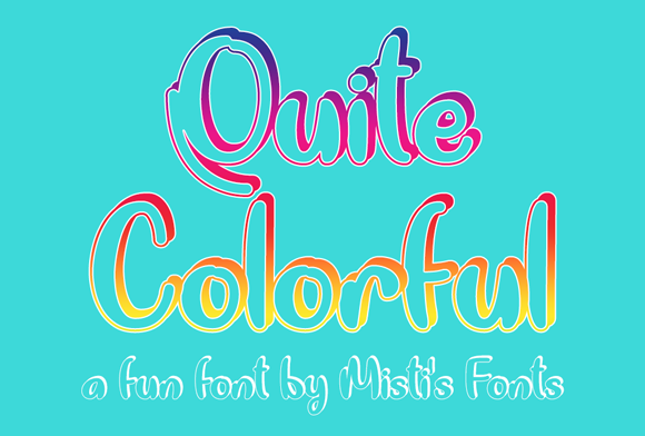 Quite Colorful: A Vibrant Script Font for Editorial Design