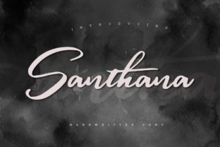 Santhana: A Handwritten Font for Editorial Design