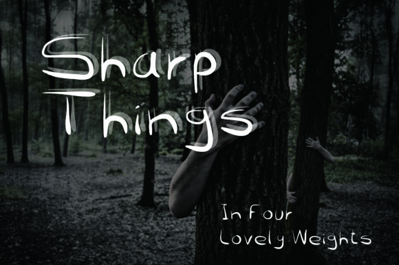 Sharp Things: A Dark Halloween Font for Campaigns