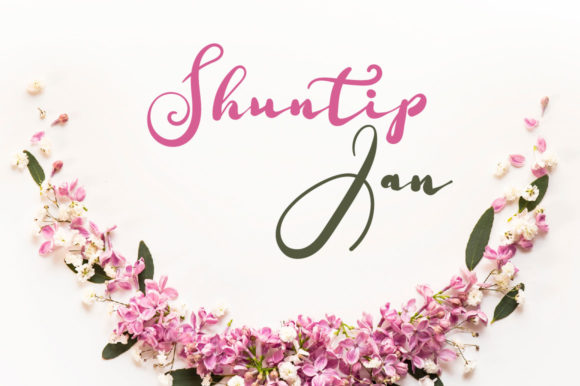 Shuntip Jan: A Delicate Handwritten Font for Business