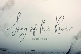 Song of the River: A Flowing Script Font for Brand Identity