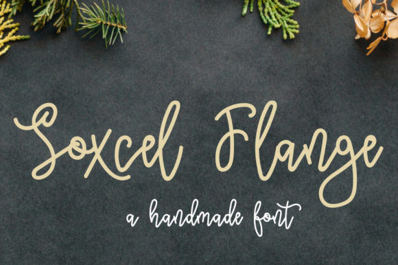 Soxcel Flange: A Handwritten Font for Modern Web Design