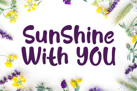 Sunshine with You: A Whimsical Handwritten Font for Editors