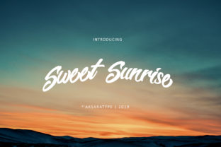 Sweet Sunrise: A Bold Handwritten Font for Campaigns