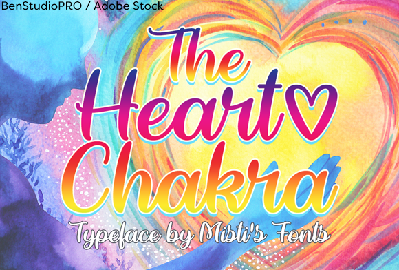 The Heart Chakra: A Soulful Script Font for Editorial Design