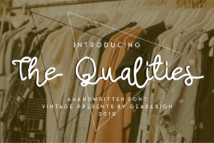 The Qualities: A Vintage Handwritten Font for Brand Identity
