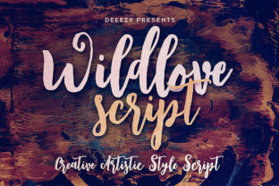Wildlove: A Romantic Script Font for Crafters