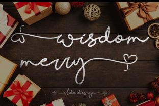 Wisdom Merry: A Sophisticated Script Font for Web Design